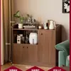 Aparador, mueble de cocina, armario de almacenamiento, armario de madera maciza, estilo chino, armario de pared para sala de estar, armario para té