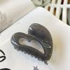 Horquilla Europea y Americana Nuevo Amor Hebilla de Mariposa Engrosada Parte Trasera de la Cabeza Corazón Pinza de Agarre Combinable Elegante Sencilla Accesorios para el Cabello Pinza de Tiburón