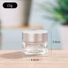 Botella Transparente Spot Crema Sub-Botella Cosméticos Gel de Aloe Vera Mascarilla Botella de Empaque Portátil de Viaje Botella de Vidrio para Muestra