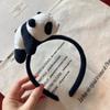 Pinza de Pelo de Panda de Zhang Yufei Accesorios para el Cabello Animal Lindo Pinza Lateral Pinza Banda de Goma para Cola de Caballo Banda para el Cabello Cinta para la Cabeza