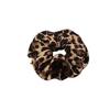 Elástico de Cabelo Estampa de Leopardo Laço Grande de Intestino Laço de Celebridade da Internet 2024 Novo Design de Nicho Elegante Alta Qualidade Laço de Cabelo com Borda Ondulada Dupla Camada