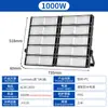 Luces modulares de alta potencia para estadios transfronterizas, reflectores cuadrados de poste alto para exteriores, iluminación LED para campos de fútbol y baloncesto