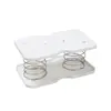 Soporte de resorte para caja de pañuelos, base para caja de pañuelos de sala de estar, mecanismo de resorte automático creativo, soporte interior para pañuelos, accesorios de soporte de resorte