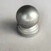 Accesorios de Hierro Tapa Cuadrada para Tubo Tapa Selladora Redonda Galvanizada para Tubo Tapa Decorativa de Columna Tapón de Hierro para Tubo Cubierta Decorativa para Barandilla Tapa Decorativa de Columna