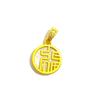 Acessórios de ouro antigo de alta cor incrustados com zircônia dourada redonda fortuna trojan colar pingente faça você mesmo pulseira pulseira pendurada