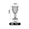 Antigüedad ins vaso alto de veta vertical copa de helado copa de postre de yogur taza de café clásica rayada venta al por mayor