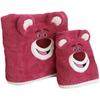 Toalla de baño de Oso Fresa Toalla de dos piezas para niños de dibujos animados bordada Verano Cobertura pequeña Suave Absorbente Secado rápido Toalla de playa