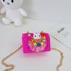 Nuevo bolso infantil de verano, versátil, tipo mensajero, color caramelo, con diseño de princesa de dibujos animados, para niña, bolso de hombro, monedero