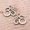 15X14Mm 1g Acessórios Multicor para DIY Acessórios de Liga de Zinco Pingente Símbolo Om