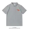 Camisa Polo con Cuello Campana, Estilo Coreano, Corte Holgado, Algodón Piqué, Camiseta de Manga Corta para Hombre, Top Casual Versátil de Media Manga