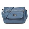 Bolsa de Nylon 2024 Nova Coleção de Primavera Feminina Moda Transfronteiriça Impermeável Leve Crossbody Pequena Bolsa Casual Feminina de Ombro