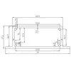 Carcasa de Aluminio 27.2*78-90mm para Transmisores Cableados, Carcasa de Aluminio para Terminales Inalámbricos, Carcasa de Aluminio Aleado, Caja de Aluminio