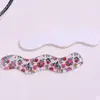 Estilo Pastoral Floral Curvo Parche Acrílico DIY Accesorio para el Cabello Flequillo Lateral Pinza de Pato Pinza para el Cabello Accesorio