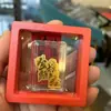 Pegatinas de Teléfono de Oro Puro para la Buena Suerte y el Dinero, Tarjetas Doradas Adhesivas para Fundas de Teléfono, Pequeños Regalos para Atraer la Atención