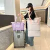 Bolsa de viaje para ropa de gran capacidad, bolsa de equipaje con ruedas portátil, bolsa para viajes de negocios de corta duración, bolsa de tela Oxford para maternidad y gimnasio