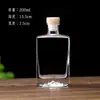 100ml200ml Shandiguanyun Botella Pequeña de Vidrio para Vino Botella de Vino Vacía Botella para Vino Blanco Botella para Vino de Frutas Botella para Vino Medicinal Botella para Sub-Embotellado