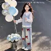 Conjunto de Chaleco Energético Elegante de Moda Chic con Cuello de Muñeca Camisa Jeans con Lazo Estilo Académico en Capas