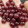 Cuentas Redondas de Cristal de Fresa Cuentas Sueltas de Jade Cuentas de Roca de Cuarzo Rojo Sangre de Pollo Cuentas para Pulsera Collar Accesorios de Joyería Cuentas