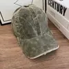 Chapéu Retrô de Veludo Cotelê Estilo Coreano com Aba Recortada, Boné de Baseball Personalizado para Homens e Mulheres, Novo Boné de Bico Casual para Outono e Inverno