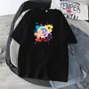 Camiseta Delgada para Niños 2024 Marca de Moda Nueva Camiseta Base Casual de Manga Redonda Estampada Versátil para Hombre