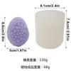Patrón vertical de Pascua huevo colorido huevo de pato huevo de ganso yeso vela molde de silicona chocolate epoxi molde de silicona
