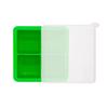 Popular Transfronterizo Bandeja de Hielo de Silicona 4-Rejilla 6-Rejilla Cubo de Hielo Cuadrado Molde de Hielo Cuadrado con Tapa Bandeja de Hielo de Color Puro Molde de Hielo