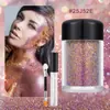 Pegamento Gel de Polvo Fino de Sirena Colorido Transfronterizo Set de Polvo Brillante Corporal Maquillaje de Sombra de Ojos Festiva Facial