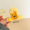 Grampo de Pelúcia Novo para Outono e Inverno Ursinho Morango Fofo para Menina Prendedor de Cabelo Shark Clip Infantil Acessório de Cabelo para Cabeça