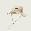 Camping ao ar livre Caminhadas Chapéu de metal costura padrão cordão pescador chapéu masculino verão respirável protetor solar ocidental cowboy chapéu mulheres