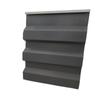 Painel de Parede Cinza Escuro Aço Zincado Alumínio Placa Horizontal 22-385 Painel de Parede de Aço Colorido Prego Escondido Decorativo Parede Externa Painel Horizontal Suspenso