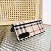 Funda Protectora Cuadriculada para Teléfono Móvil Samsung Z Fold3/4, Juego de 3 Piezas con Bisagra Todo Incluido, Modelo de Exportación con Cuero