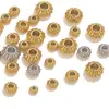 Ábaco Vacío Chapado en Oro Cuentas para Pulsera Collar DIY Espaciadores Joyería Accesorios de Joyería Cuentas Sueltas Hechas a Mano
