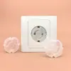 Cubierta Protectora de Energía para Bebés y Niños de Estilo Europeo, Enchufe de Seguridad de 2 Agujeros, Cubierta Aislante