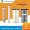 Cartucho de Filtro Plissado de Fibra de Poliéster para Remoção de Pó de Alta Temperatura Revestido com PTFE Cartucho de Filtro para Remoção de Pó Impermeável e à Prova de Óleo