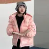 Jaqueta de Penas Infantil Estilo Coreano Para Meninos e Meninas Grande Infantil Acolchoada com Capuz Removível Penas de Pato Branco Jaqueta Quente Estilo Ocidental