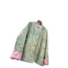 Original novo estilo chinês vibe old money estilo nacional leve roupas de inverno 2026, design de pavilhão e terraço, bordado vintage, casaco de algodão acolchoado e espesso