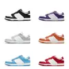 Zapatillas Deportivas de Alta Calidad Transfronterizas Dunk Blanco y Negro Panda, Zapatos Deportivos Bajos Azul Carolina del Norte, Zapatos de Correr de Cuero para Hombres y Mujeres Parejas