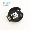 Portapilas CR2450 BS-2450-1 3V conector directo portapilas de botón caja de pilas conector de batería