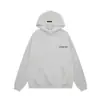 Sudadera con capucha Fog 2025Ss con Estampado de Letras Negras Essentials Nueva Marca de Moda Conjunto Sudadera Ess