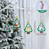 Novo Pingente de Árvore de Natal Enfeites para Pendurar Produtos de Madeira Enfeites de Mesa Materiais para Pendurar Atacado Transfronteiriço Criativo
