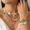Tobillera Bohemia de Cuentas Yongge Starfish Bead Set de Siete Piezas Pulsera Creativa de Alto Valor