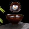 Taza Individual Personal de Cerámica Cambio de Horno Shajin Jianzhan Esmalte Tianmu Taza Maestra Tazón de Té Taza de Degustación de Té de Cubo Taza de Té de Cerámica