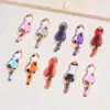 10 Joyería de Aleación con Estampado de Goteo de Aceite para Venta al por Mayor Accesorios Colgante de Gato Lindo Accesorios para Pulsera Llavero Colgante