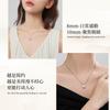 Collar de Perlas Shijia Estilo Nuevo Gama Alta Lujo Ligero Cadena para Clavícula de Mujer Collar con Colgante de Perla Versátil para el Día a Día