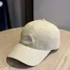Boné de Baseball de Tecido Macio com Aba Larga e Letras Estilo Coreano para Mulheres, Chapéu Versátil para Protetor Solar Casual