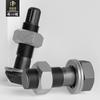 Perno hexagonal grande de acero estructural autoperforante de fábrica grado 10.9s Perno de acero estructural a cortante torsional M16-M30