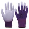 Guantes de Protección Laboral Ruifu 538PU Guantes Transpirables Antiestáticos Libres de Polvo Resistentes al Desgaste Antideslizantes con Recubrimiento de PU en Dedos y Palma