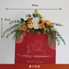 Nuevo Estilo Chino Señal de Agua Artificial Juego Completo de Trípode Floral Bolsa de Papel Combinación de Flores Celebración de Inauguración de Exposición Metabo