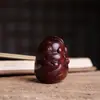 Novo Estilo Único Escultura em Jacarandá com Chifre de Rinoceronte Design Côncavo-Convexo Decoração de Mesa para Escritório Atacado e Dropshipping