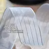 Fita Coreana Dupla Borda Prateada Listrada Gaze de Neve Fita para Cabelo Acessórios diy Material Embalagem Roupa Casamento Transmissão de Luz Malha Dura Fita